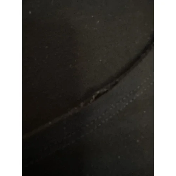 Eileen Fisher Sz XL Shirt Women's Black Knit Minimalist Spandex Blend Flaw - Picture 5 of 7